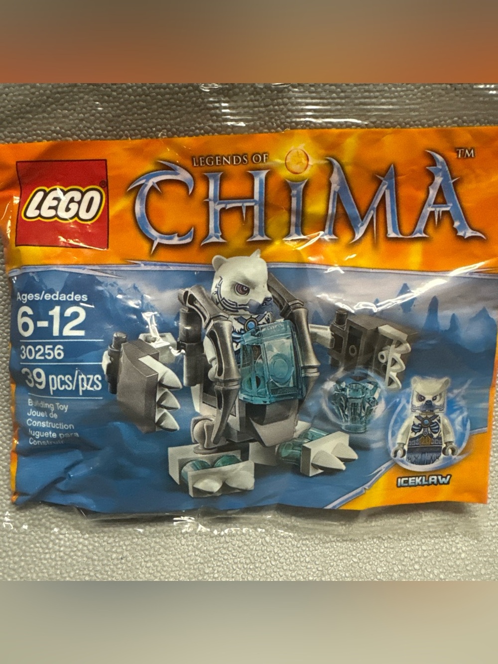 LEGO LEGENDS OF CHIMA: Iceklaw Ice Bear Mech (30256) Polybag Minifigure